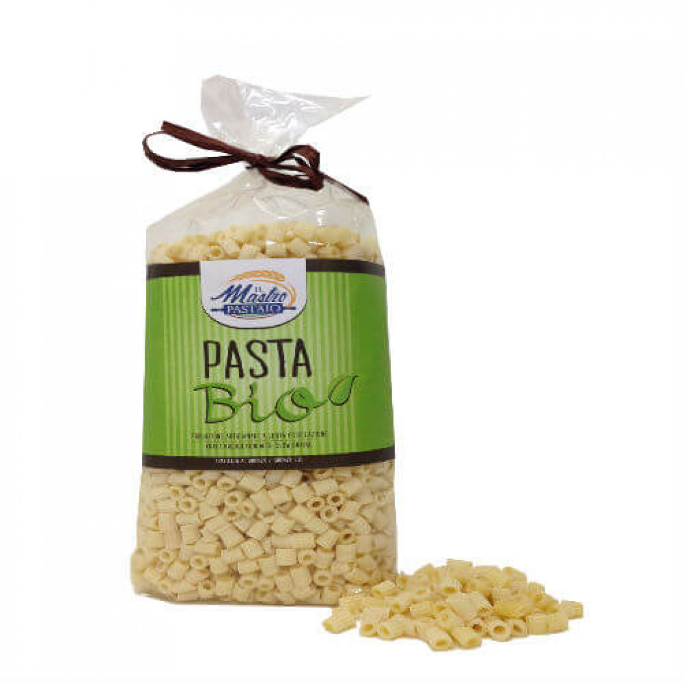 Tubettini BIO grano duro senatore cappelli 500gr Tubettini BIO grano duro senatore cappelli 500gr